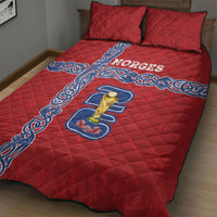 Norway Football WC2026 Quilt Bed Set Norges Landslaget Vikings