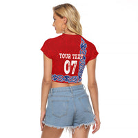 Norway Football WC2026 Custom Raglan Cropped T Shirt Norges Landslaget Vikings