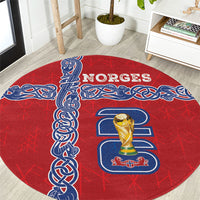 Norway Football WC2026 Round Carpet Norges Landslaget Vikings