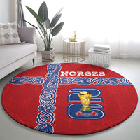 Norway Football WC2026 Round Carpet Norges Landslaget Vikings