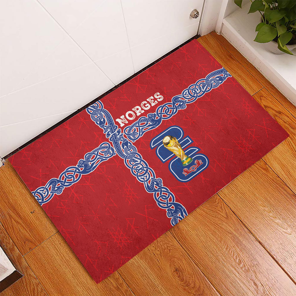 Norway Football WC2026 Rubber Doormat Norges Landslaget Vikings