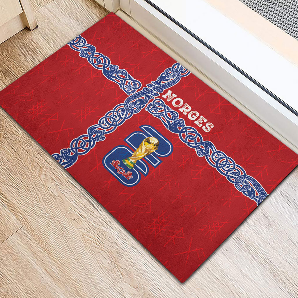 Norway Football WC2026 Rubber Doormat Norges Landslaget Vikings