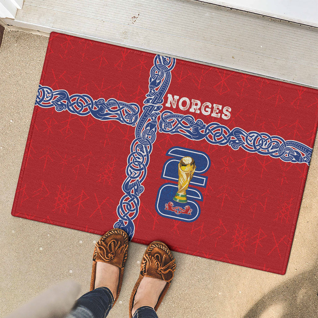 Norway Football WC2026 Rubber Doormat Norges Landslaget Vikings