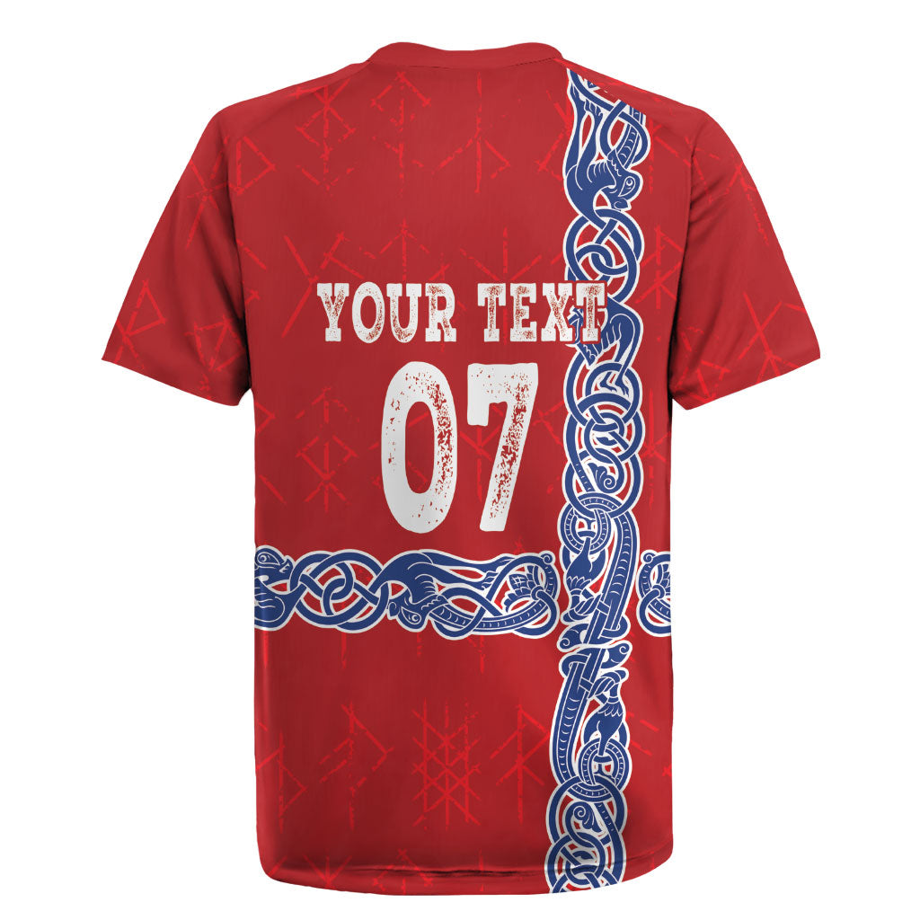 Norway Football WC2026 Custom Rugby Jersey Norges Landslaget Vikings
