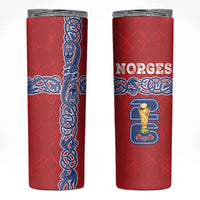 Norway Football WC2026 Skinny Tumbler Norges Landslaget Vikings