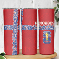 Norway Football WC2026 Skinny Tumbler Norges Landslaget Vikings