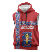 Norway Football WC2026 Custom Sleeveless Hoodie Norges Landslaget Vikings