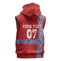 Norway Football WC2026 Custom Sleeveless Hoodie Norges Landslaget Vikings