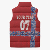 Norway Football WC2026 Custom Sleeveless Puffer Jacket Norges Landslaget Vikings