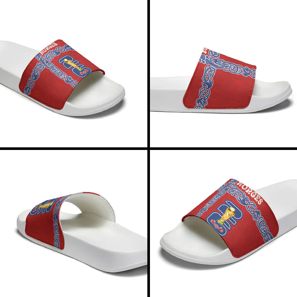 Norway Football WC2026 Slide Sandals Norges Landslaget Vikings