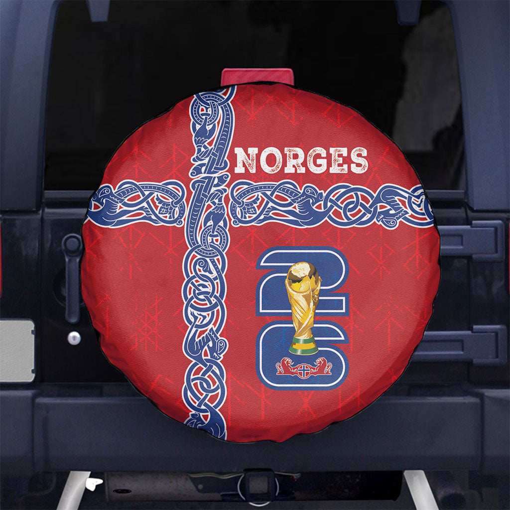 Norway Football WC2026 Spare Tire Cover Norges Landslaget Vikings