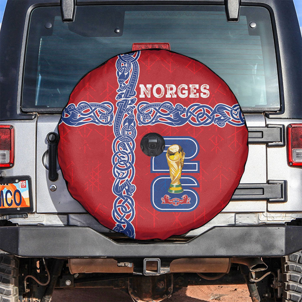 Norway Football WC2026 Spare Tire Cover Norges Landslaget Vikings