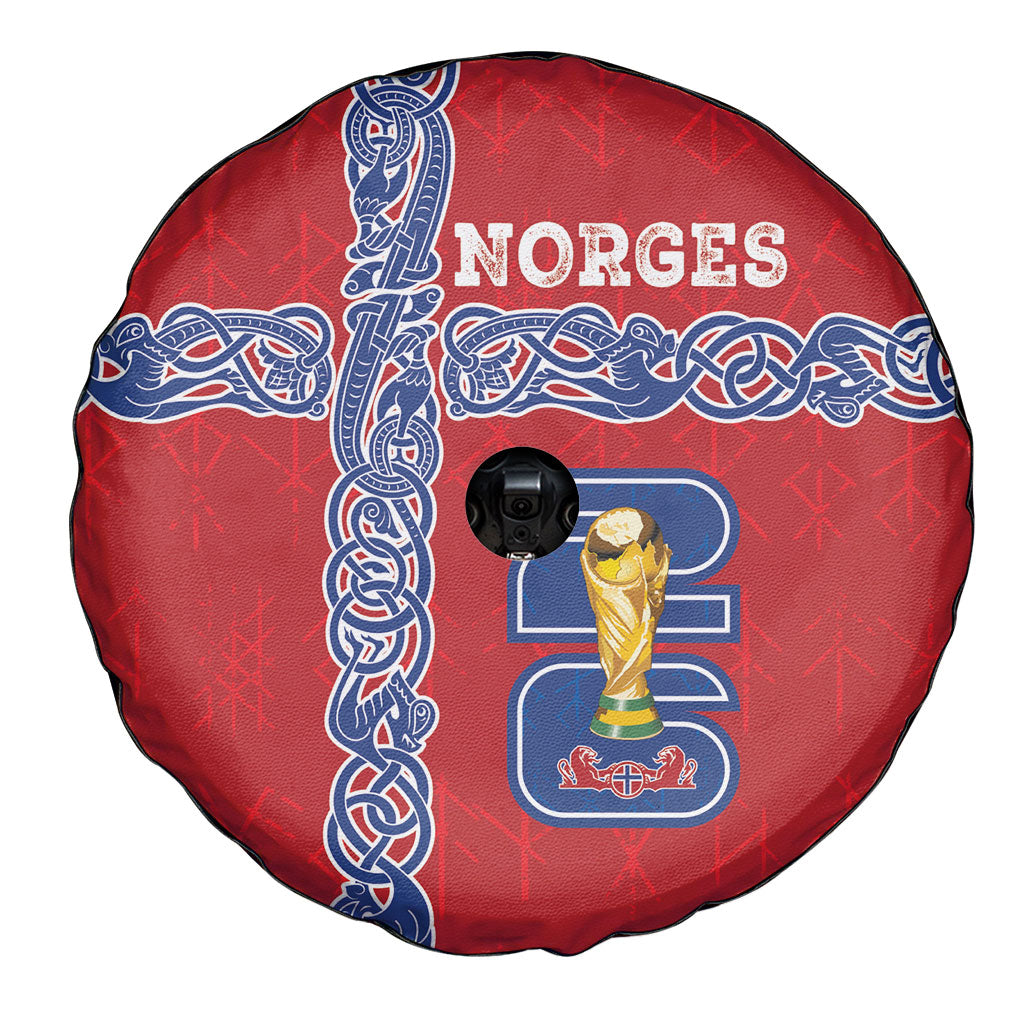 Norway Football WC2026 Spare Tire Cover Norges Landslaget Vikings