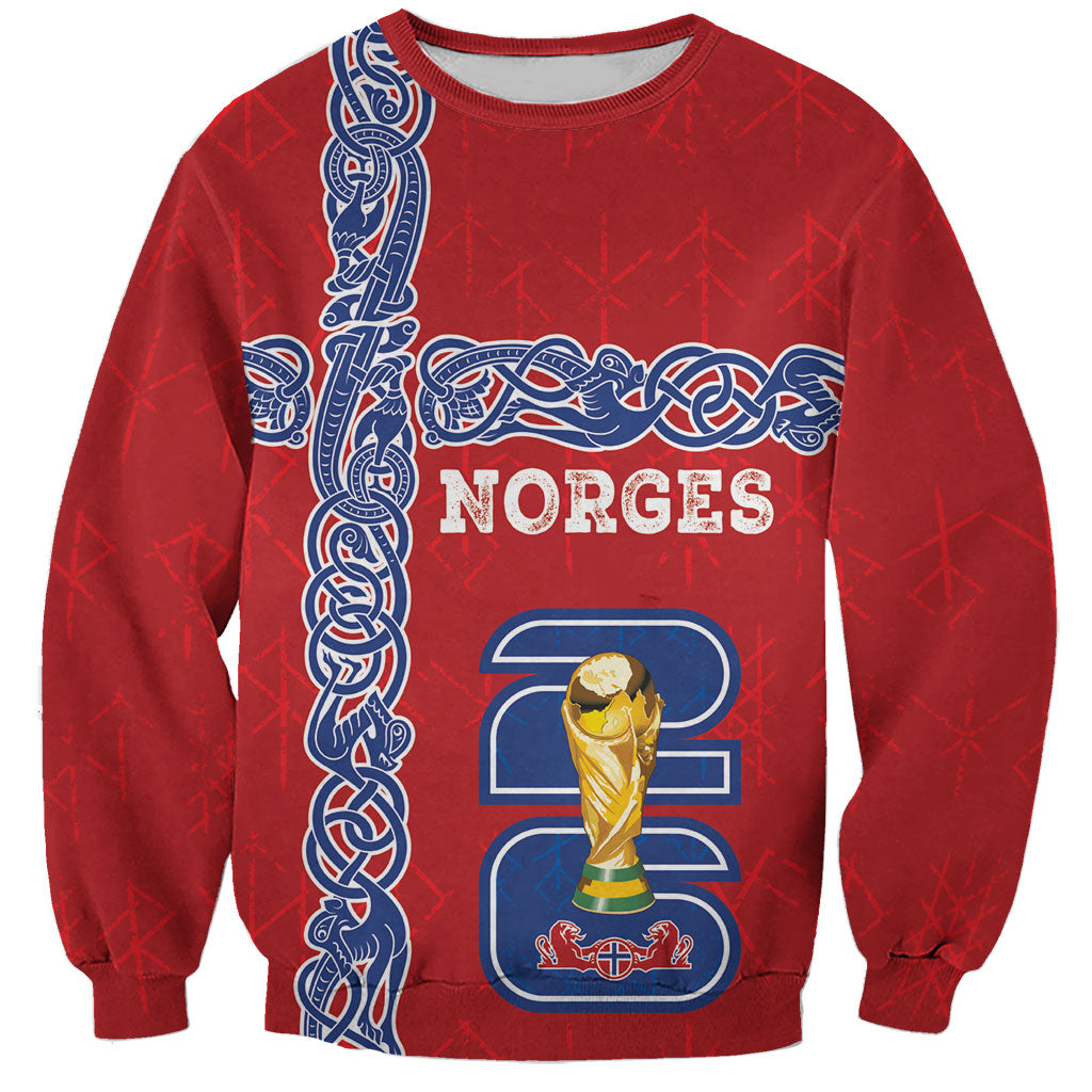 Norway Football WC2026 Custom Sweatshirt Norges Landslaget Vikings