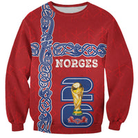 Norway Football WC2026 Custom Sweatshirt Norges Landslaget Vikings