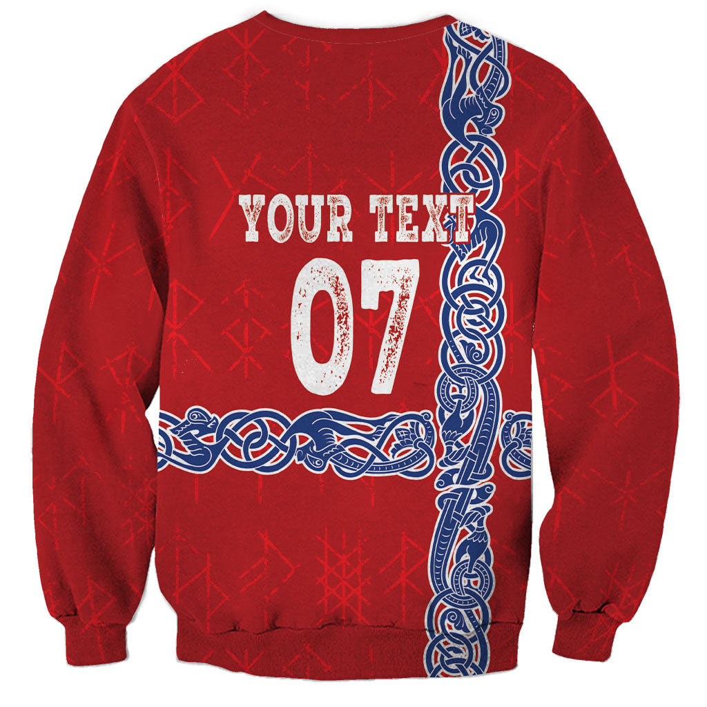 Norway Football WC2026 Custom Sweatshirt Norges Landslaget Vikings