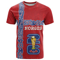 Norway Football WC2026 Custom T Shirt Norges Landslaget Vikings