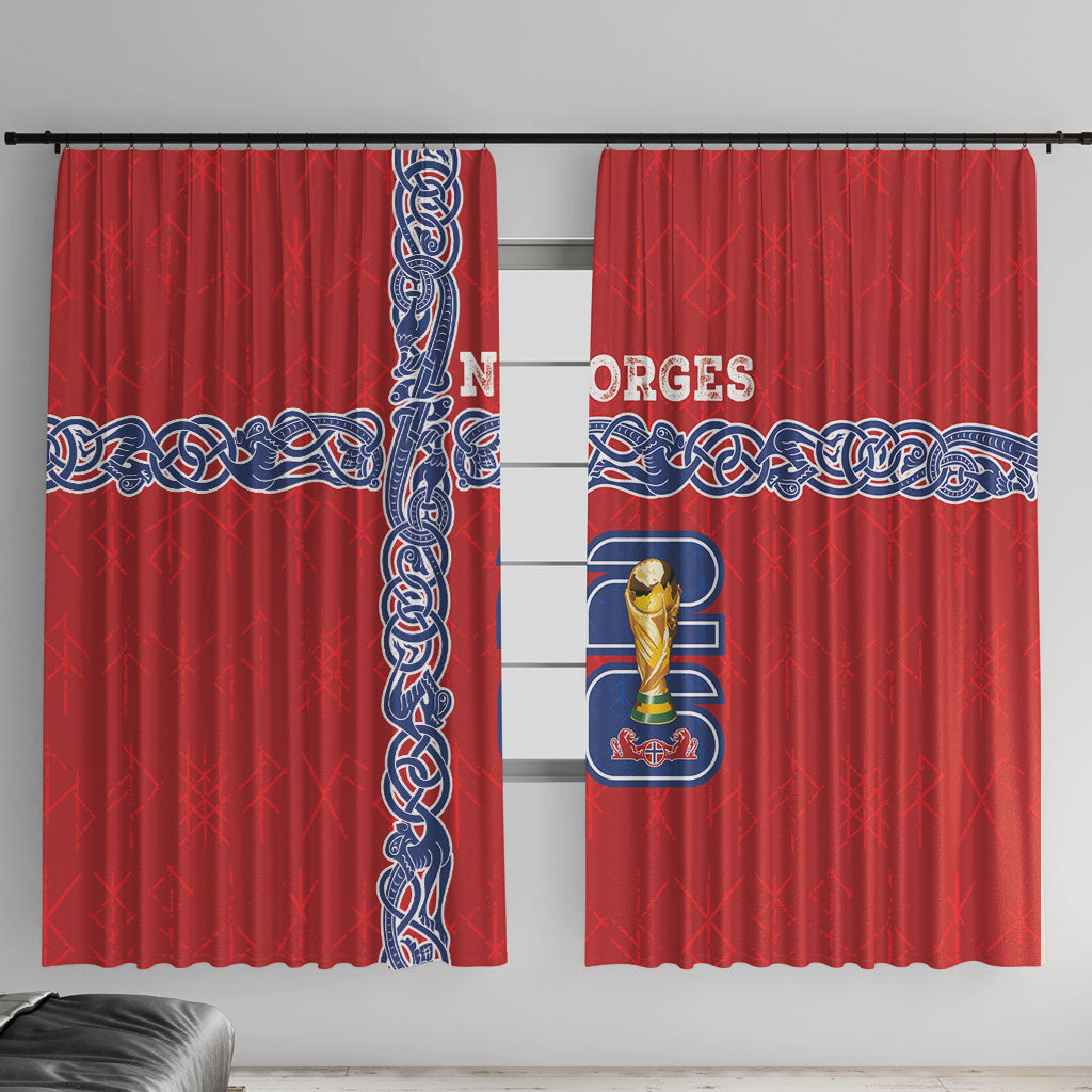 Norway Football WC2026 Window Curtain Norges Landslaget Vikings