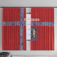 Norway Football WC2026 Window Curtain Norges Landslaget Vikings