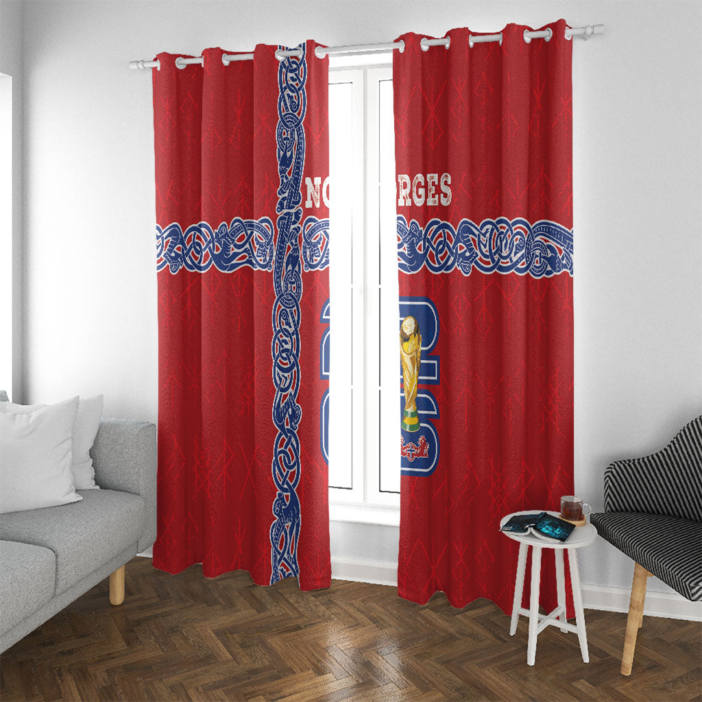 Norway Football WC2026 Window Curtain Norges Landslaget Vikings