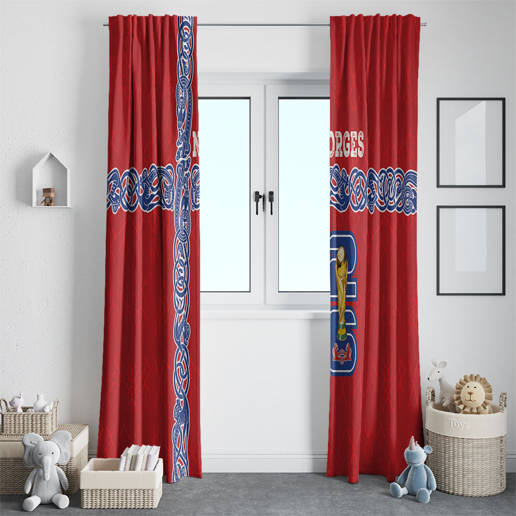 Norway Football WC2026 Window Curtain Norges Landslaget Vikings