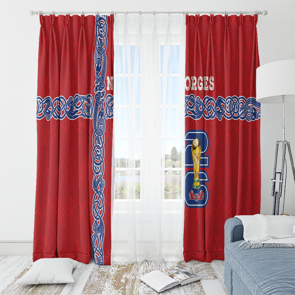 Norway Football WC2026 Window Curtain Norges Landslaget Vikings