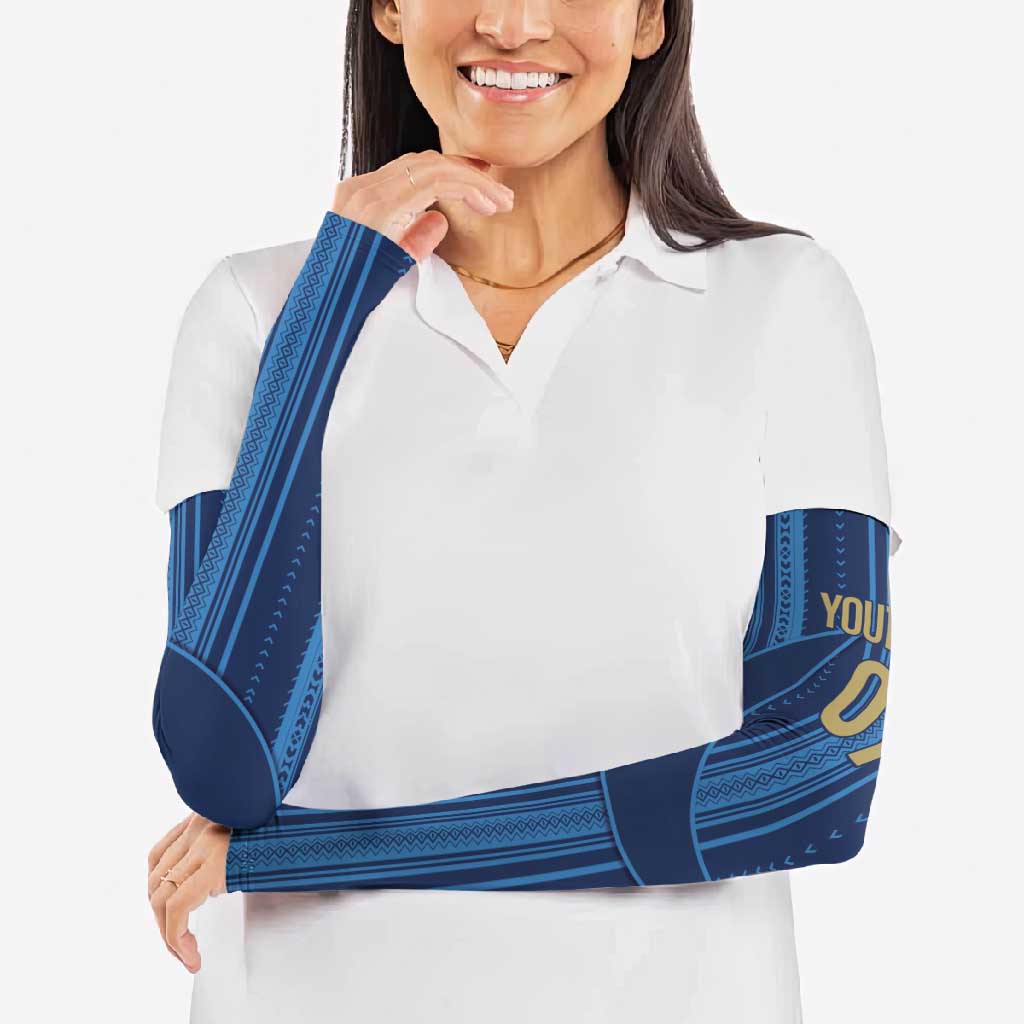 Saudi Football Al Zaeem Custom Arm Sleeves Crescent Moon - Wonder Print Shop