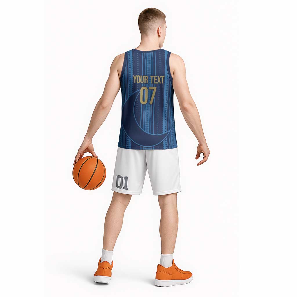 Saudi Football Al Zaeem Custom Basketball Jersey Crescent Moon - Wonder Print Shop