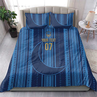 Saudi Football Al Zaeem Custom Bedding Set Crescent Moon - Wonder Print Shop