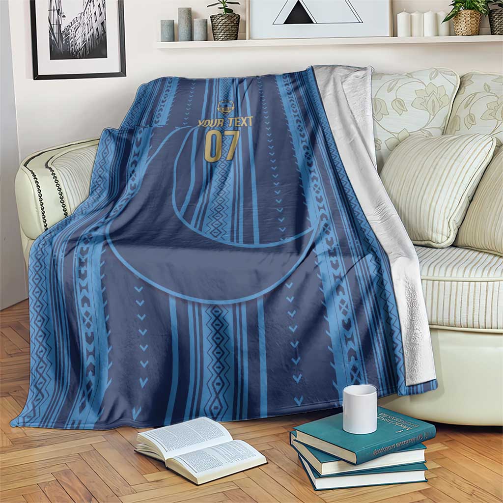 Saudi Football Al Zaeem Custom Blanket Crescent Moon - Wonder Print Shop