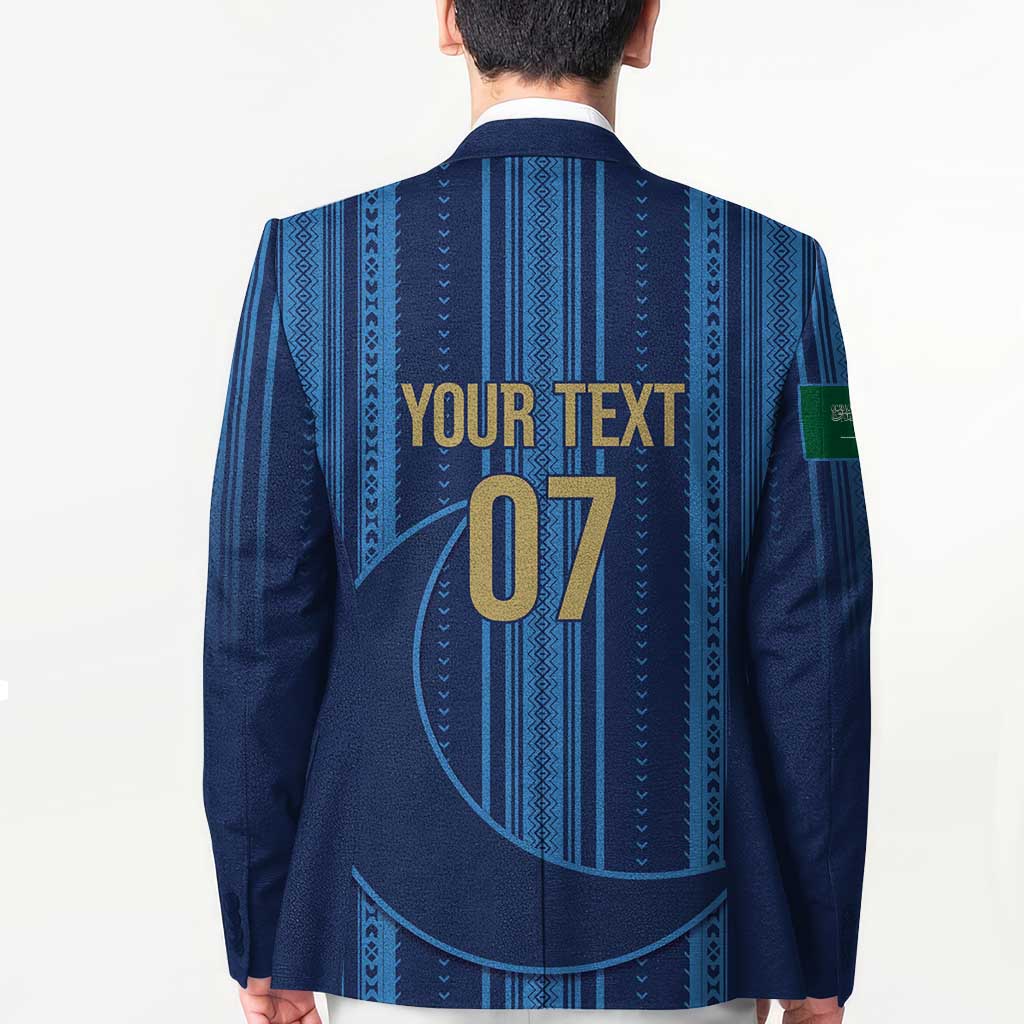 Saudi Football Al Zaeem Custom Blazer Crescent Moon - Wonder Print Shop