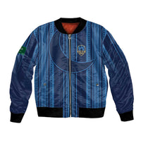 Saudi Football Al Zaeem Custom Bomber Jacket Crescent Moon - Wonder Print Shop