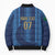 Saudi Football Al Zaeem Custom Bomber Puffer Jacket Crescent Moon - Wonder Print Shop