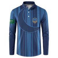 Saudi Football Al Zaeem Custom Button Sweatshirt Crescent Moon - Wonder Print Shop