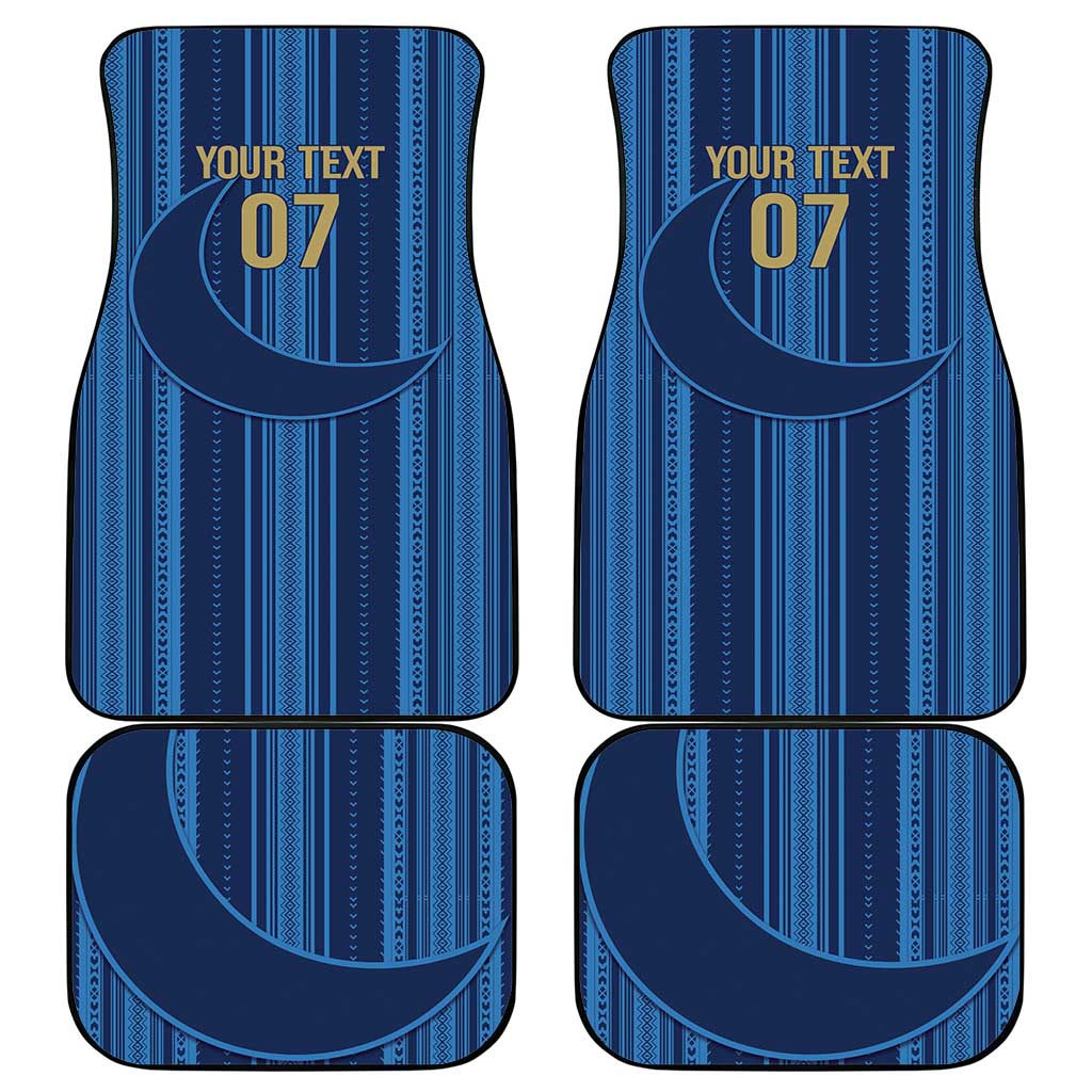 Saudi Football Al Zaeem Custom Car Mats Crescent Moon - Wonder Print Shop