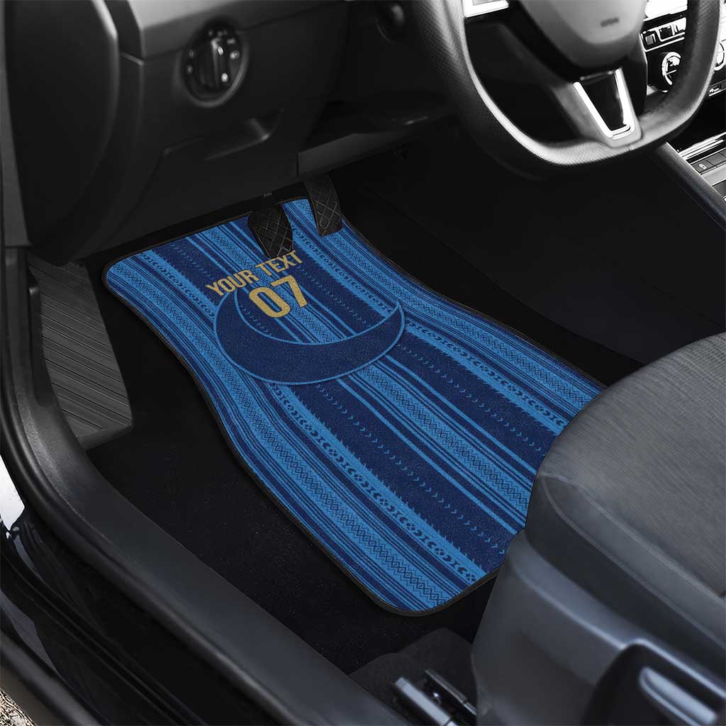 Saudi Football Al Zaeem Custom Car Mats Crescent Moon - Wonder Print Shop