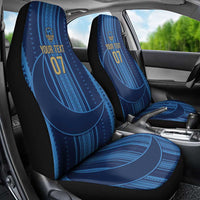 Saudi Football Al Zaeem Custom Car Seat Cover Crescent Moon - Wonder Print Shop