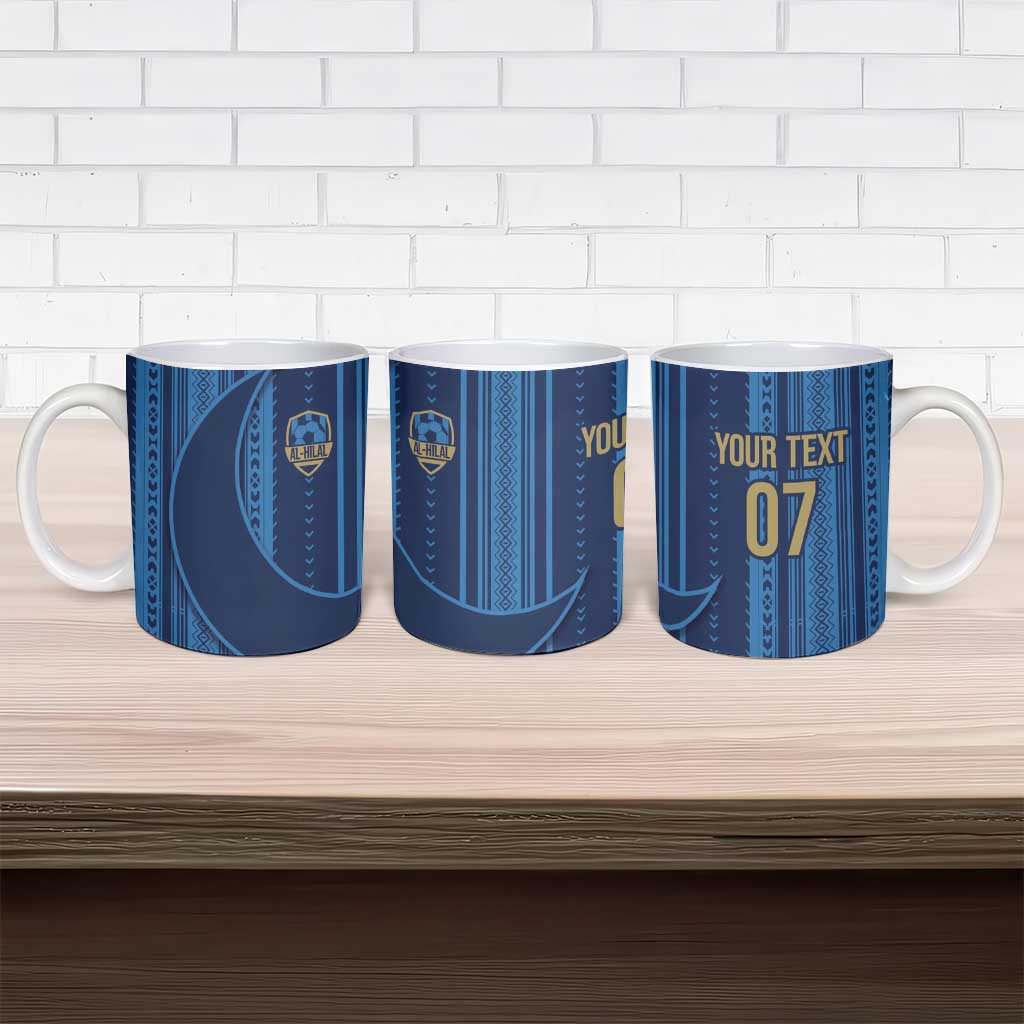 Saudi Football Al Zaeem Ceramic Mug Crescent Moon - Wonder Print Shop