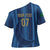 Saudi Football Al Zaeem Custom Cross Shoulder Shirt Crescent Moon - Wonder Print Shop