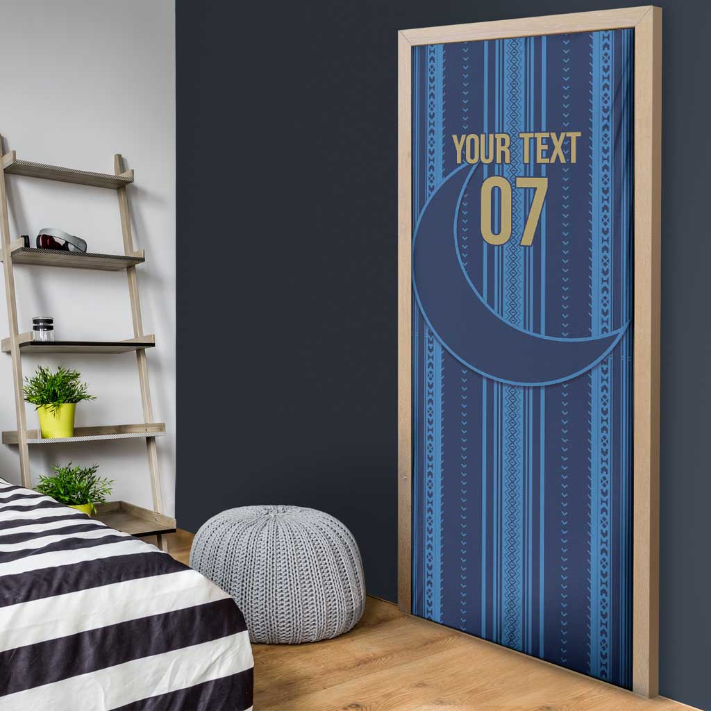 Saudi Football Al Zaeem Custom Door Cover Crescent Moon - Wonder Print Shop