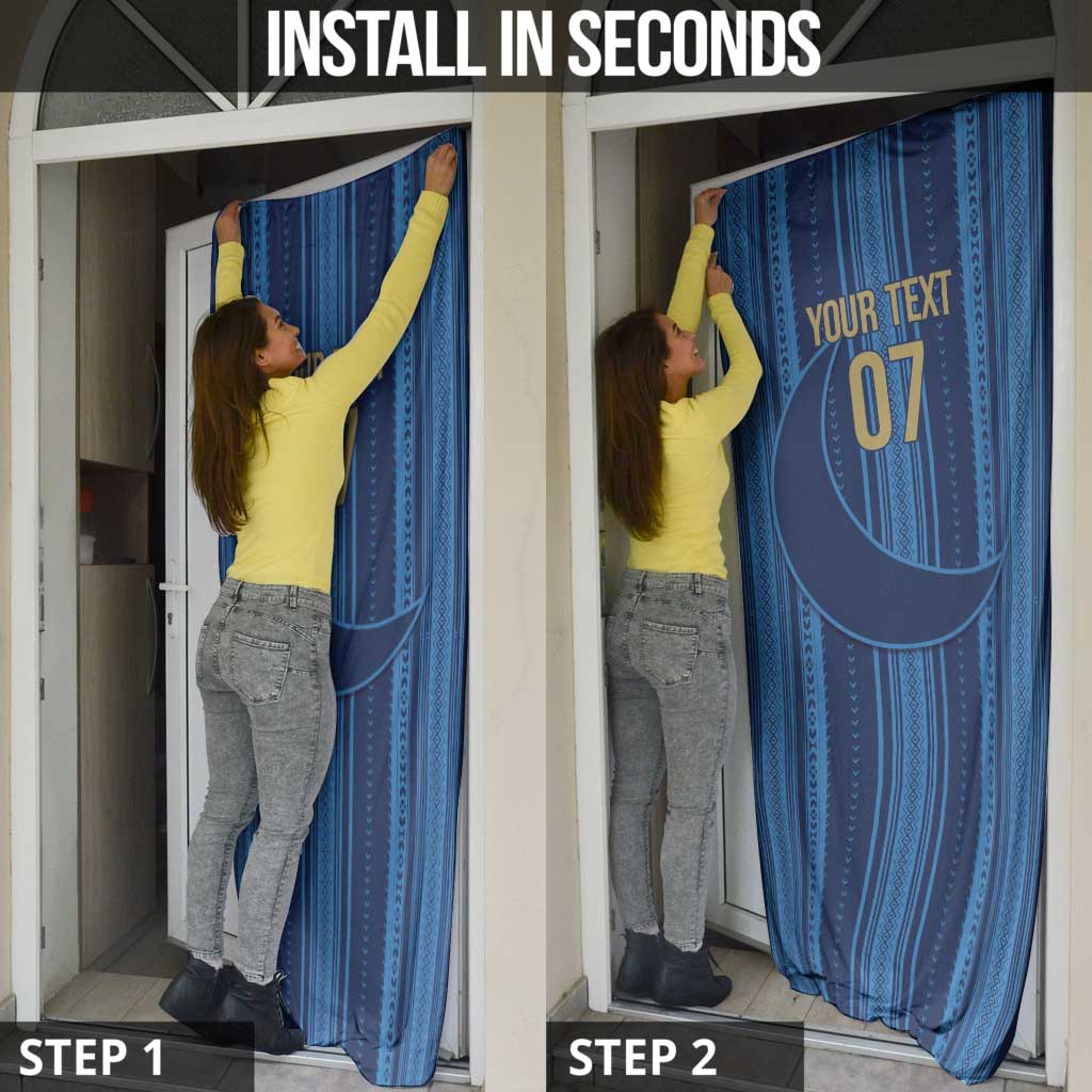 Saudi Football Al Zaeem Custom Door Cover Crescent Moon - Wonder Print Shop