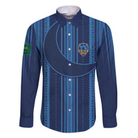 Saudi Football Al Zaeem Custom Family Matching Off The Shoulder Long Sleeve Dress and Hawaiian Shirt Crescent Moon - Wonder Print Shop