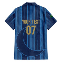 Saudi Football Al Zaeem Custom Family Matching Puletasi and Hawaiian Shirt Crescent Moon - Wonder Print Shop
