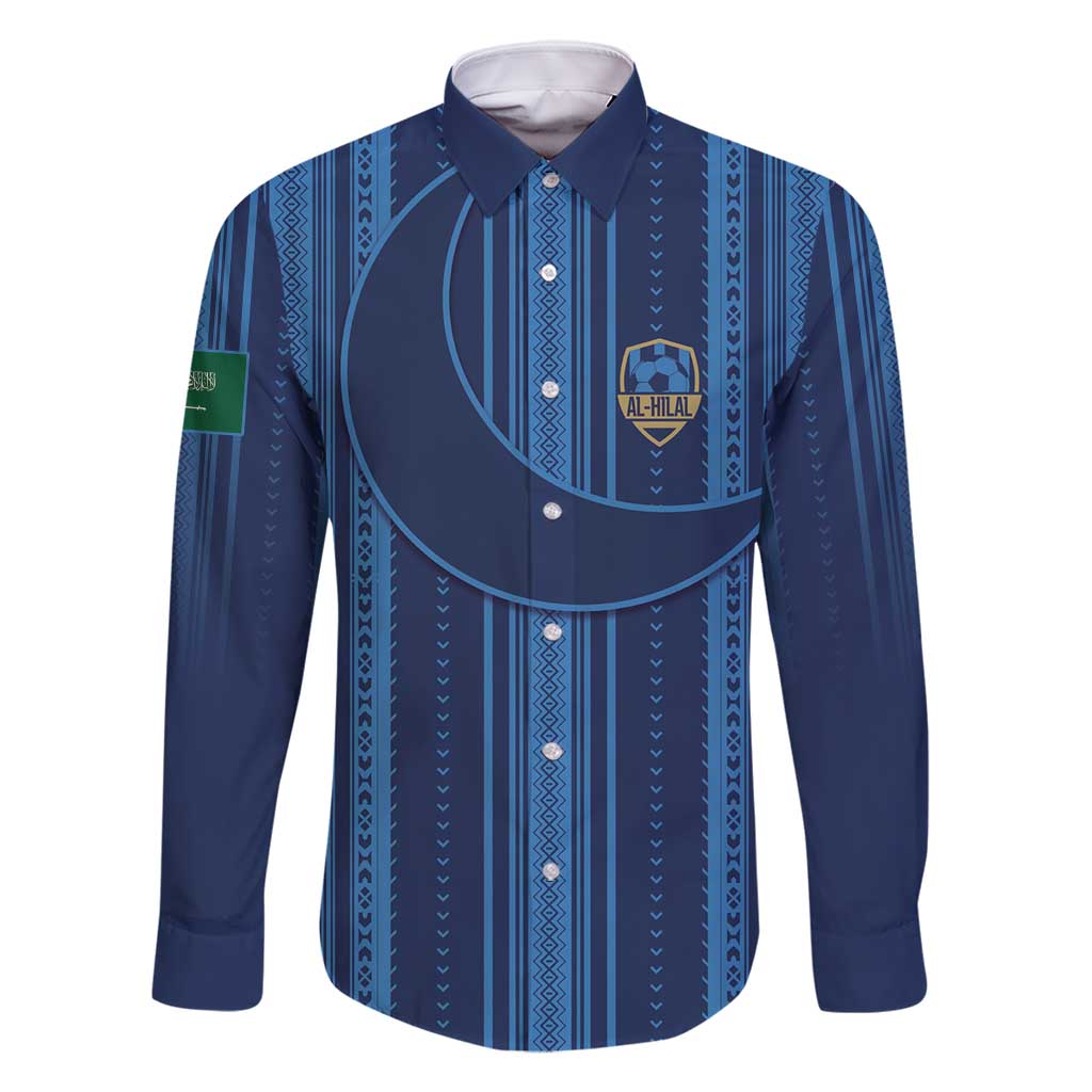 Saudi Football Al Zaeem Custom Family Matching Summer Maxi Dress and Hawaiian Shirt Crescent Moon - Wonder Print Shop