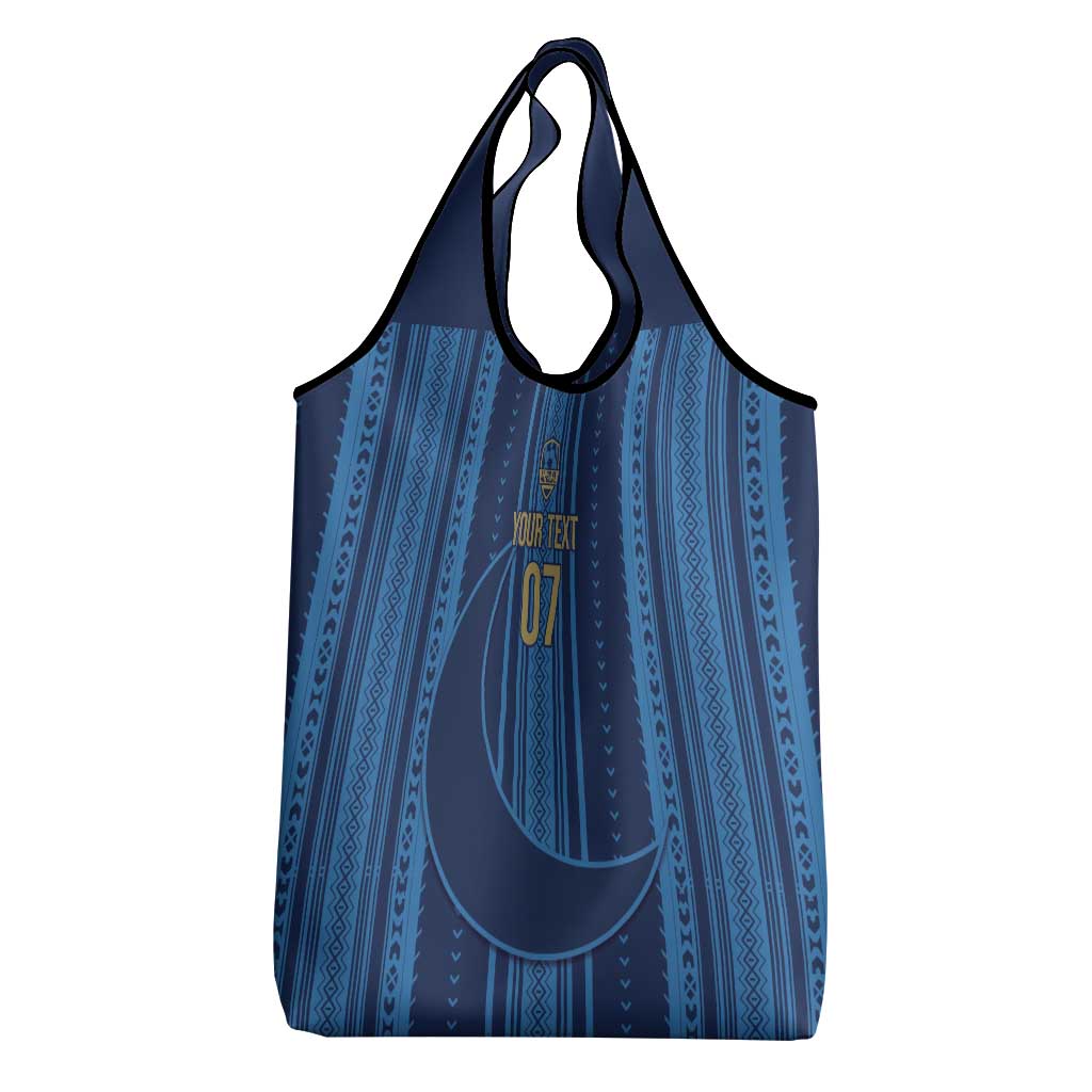 Saudi Football Al Zaeem Custom Grocery Bag Crescent Moon - Wonder Print Shop