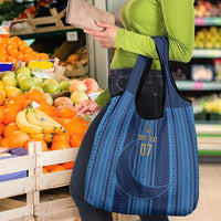 Saudi Football Al Zaeem Custom Grocery Bag Crescent Moon - Wonder Print Shop