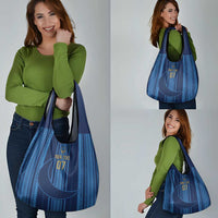 Saudi Football Al Zaeem Custom Grocery Bag Crescent Moon - Wonder Print Shop