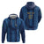 Saudi Football Al Zaeem Custom Hoodie Crescent Moon - Wonder Print Shop