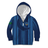 Saudi Football Al Zaeem Custom Kid Hoodie Crescent Moon - Wonder Print Shop