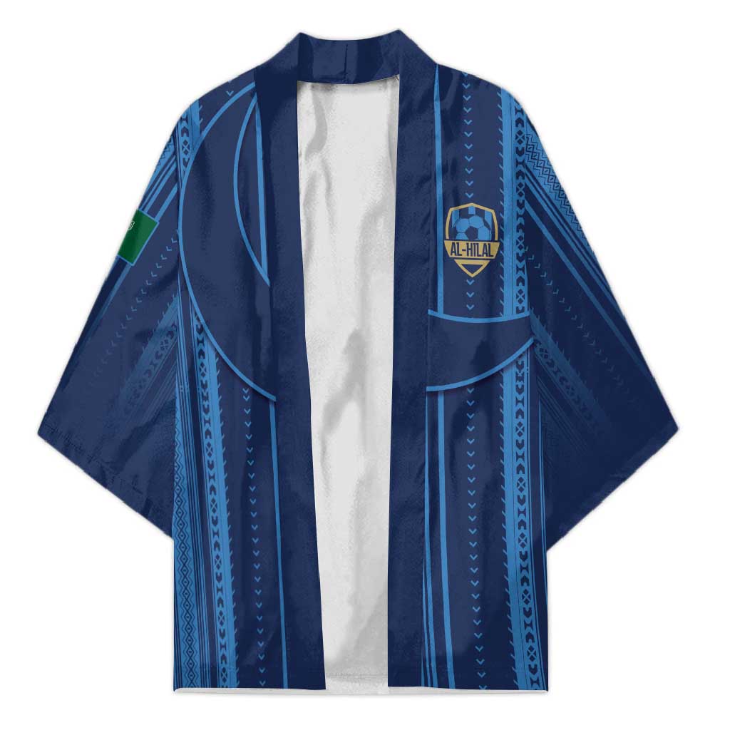 Saudi Football Al Zaeem Custom Kimono Crescent Moon - Wonder Print Shop